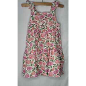 Madison Layne- Girl's Floral Prink Tank Dress- size 4T